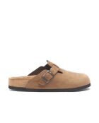 Sabots en cuir Capri sand / nubuck