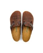 Sabots en cuir Capri-PR marron