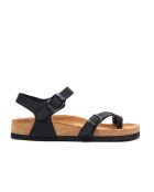 Sandales en cuir Gabriella noires
