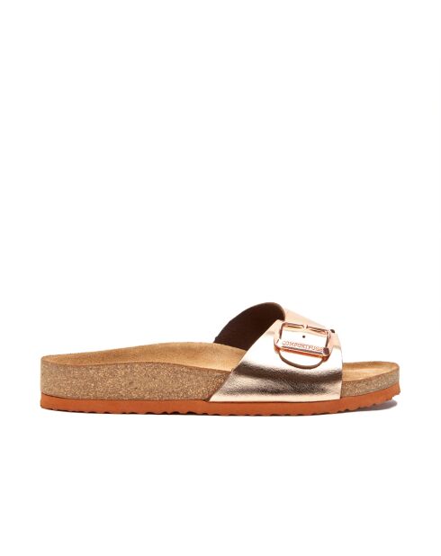 Sandales en cuir roses