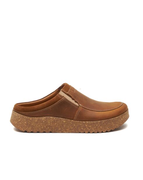Sabots en cuir Stark brown/crazy