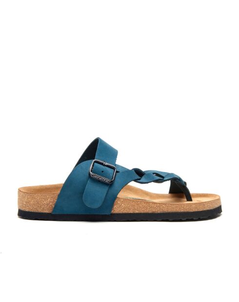 Sandales en cuir Gisel marines