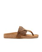 Sandales en cuir Silvia bronzage