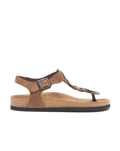 Sandales en cuir Grizeln sables