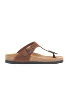 Sandales en cuir Aliz brun
