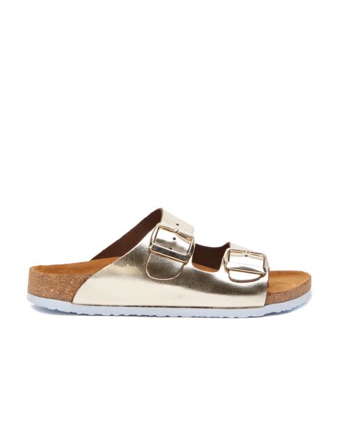 Sandales en cuir Bali doré