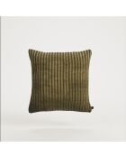 Coussin en coton Sukuwea bronze - 40x40cm