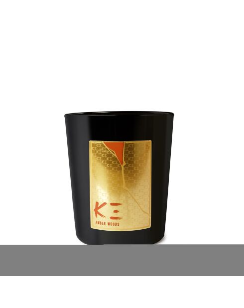 Bougie Amber Woods noire - 200 g