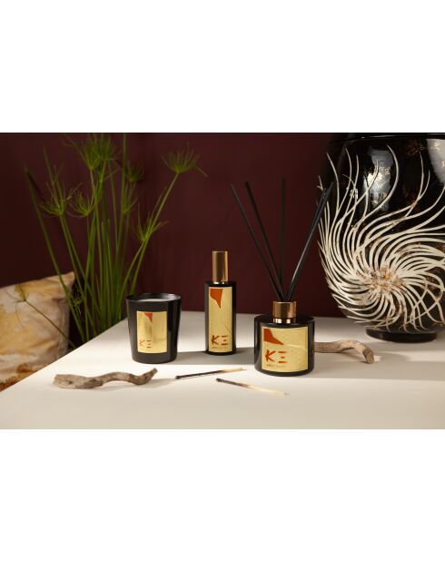 Bougie Amber Woods noire - 200 g
