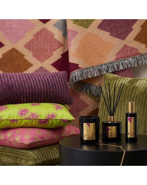 Plaid Daiya Shoru rose/rouge - 150x200 cm