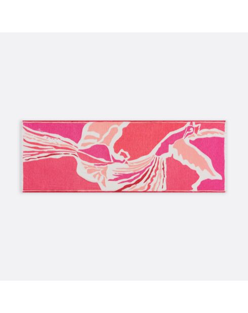 Étole en coton bio Calysto rose - 70 x 200 cm