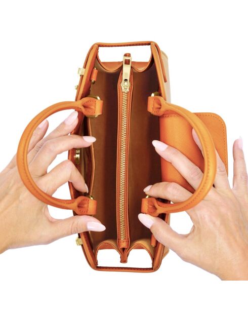 Sac à main Massy Luxury marron - 25x19x10 cm