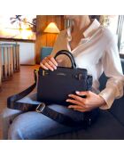 Bolso negro Massy Luxury - 25x19x10 cm