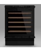 Cave à vin 48 bouteilles , compatible façade cuisine noire - 59.5X55x82 cm