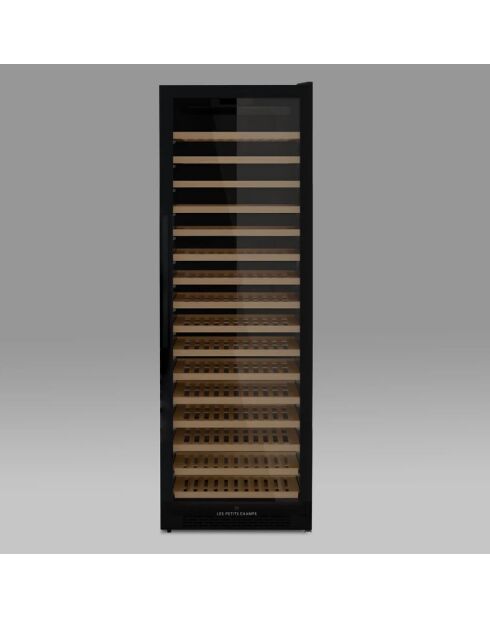 Cave à vin 199 bouteilles encastrable noire - 59.5x68x176.9 cm