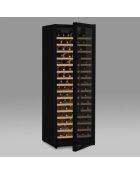 Cave à vin 199 bouteilles encastrable noire - 59.5x68x176.9 cm