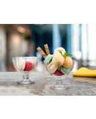 Ensemble de 2 coupes à glace en verre transparent - 280 ml