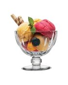 Ensemble de 2 coupes à glace en verre transparent - 280 ml