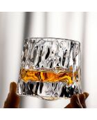 Ensemble de 2 verres à whisky transparent - 160 ml