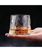Ensemble de 2 verres à whisky transparent - 160 ml