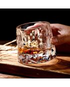 Ensemble de 2 verres à whisky transparent - 160 ml
