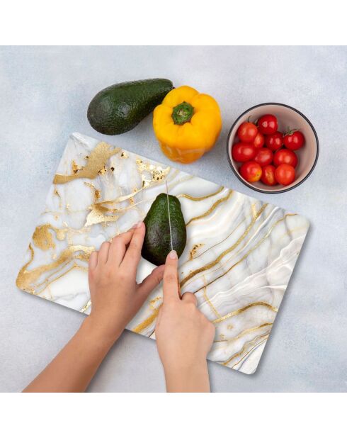 Tabla de cortar multicolor - 20 x 30 cm