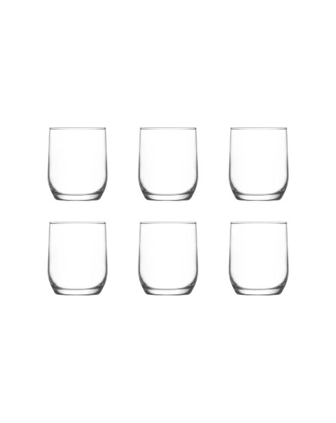 Ensemble de 6 verres transparent - 315 ml