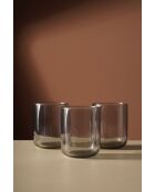 Ensemble de verres gris - 6 pièces