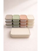 Ensemble de boîtes de rangement crème - 13 pièces