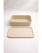Ensemble de boîtes de rangement crème - 13 pièces