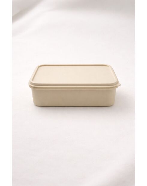 Ensemble de boîtes de rangement crème - 13 pièces