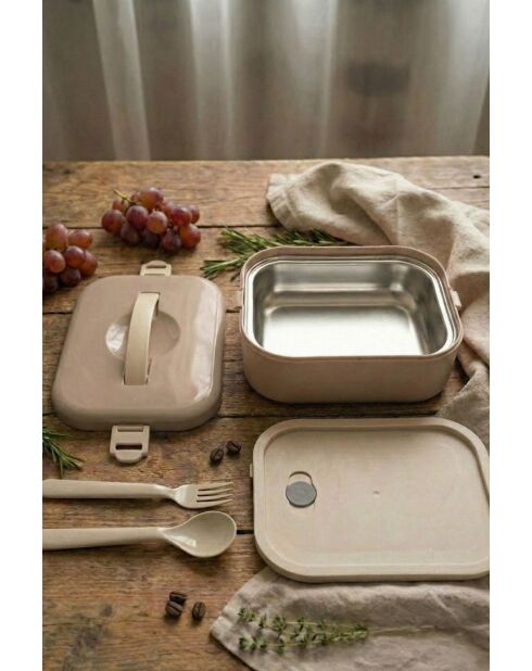 Boîte à déjeuner gris - 650 ml