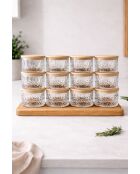 Ensemble de boîtes de rangement transparent - 13 pièces