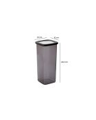 Ensemble de boîtes de rangement anthracite - 18 pièces