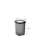 Ensemble de boîtes de rangement anthracite - 18 pièces