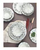 Service de table multicolore - 24 pièces
