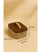 Boîte à déjeuner gris - 650 ml