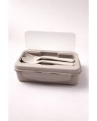 Boîte de rangement gris - 750 ml