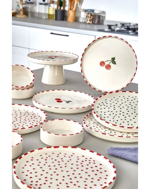 Ensemble petit-déjeuner multicolore - 11 pièces