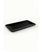 Ensemble de 2 assiettes de service noir - 33 cm
