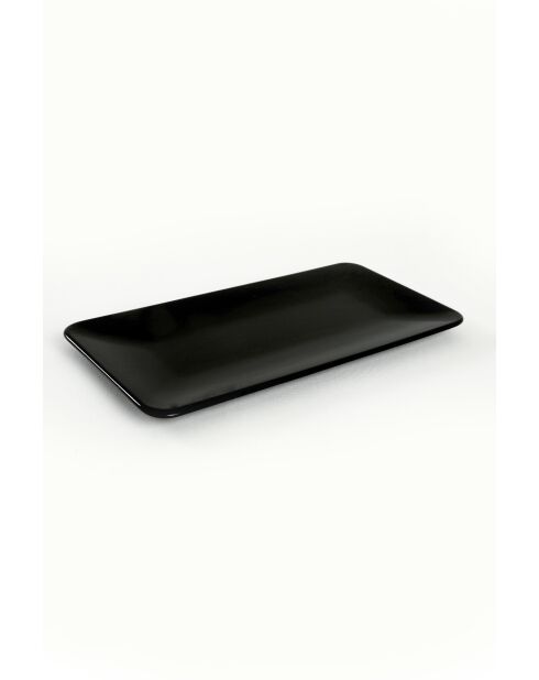 Ensemble de 2 assiettes de service noir - 33 cm