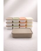 Ensemble de boîtes de rangement gris - 13 pièces