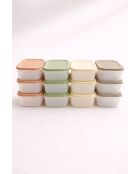 Ensemble de boîtes de rangement gris - 13 pièces