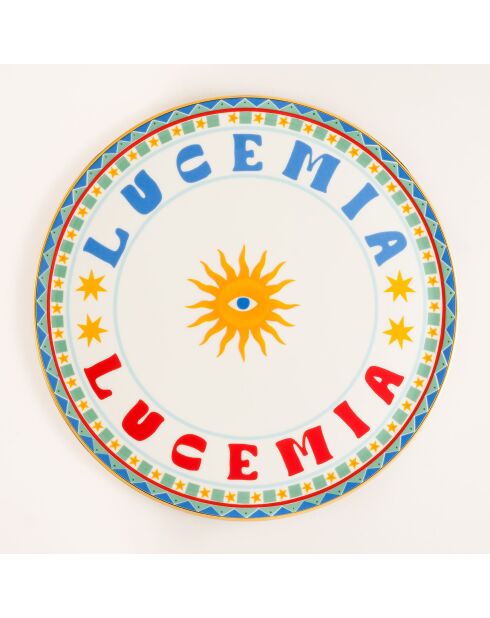 Plaque bleu - 30 cm