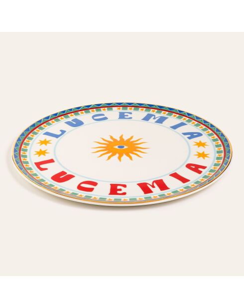 Plaque bleu - 30 cm