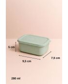 Ensemble de 3 boîtes de rangement kaki - 280 ml