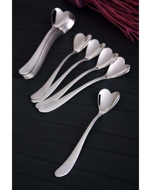 Ensemble de cuillères argent - 12 pièces