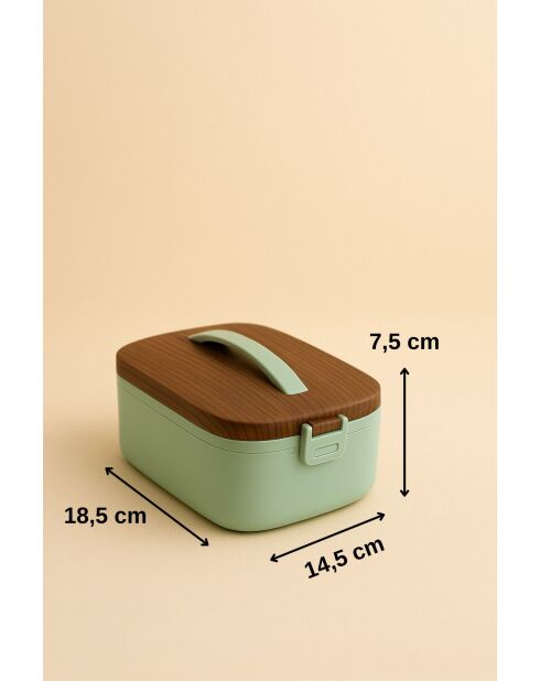 Boîte à déjeuner vert - 650 ml