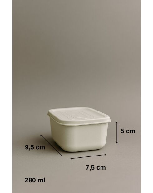 Ensemble de boîtes de rangement écru - 3 pièces