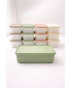 Set de cajas de almacenamiento verdes - 13 piezas